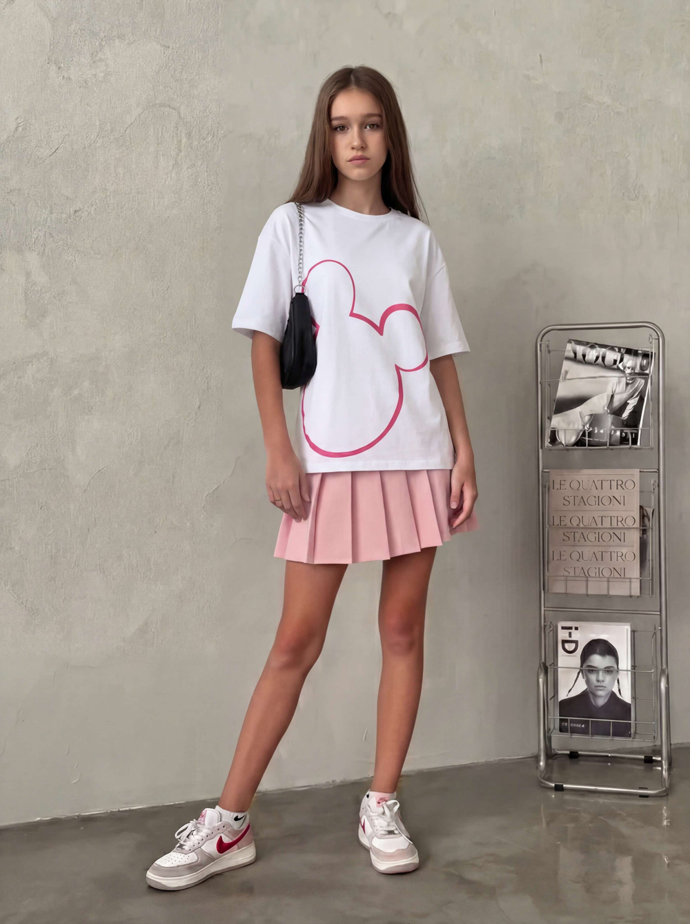 Футболка для девочки маус