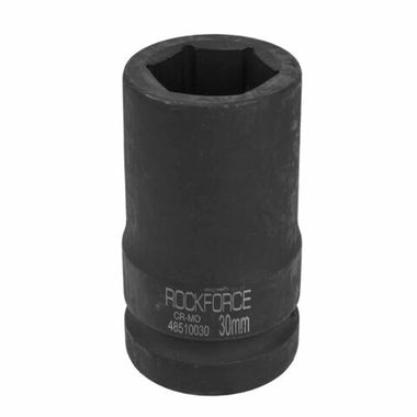Головка ударная глубокая 30мм (6гр),1'' RockForce##Rock FORCE RF-48510030