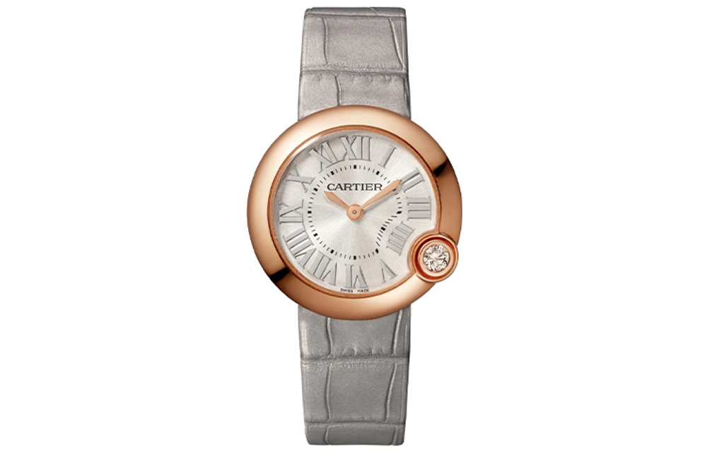 CARTIER White Balloon Collection Quartz Movement 30m Water Resistance Women"s Watch Watch 30mm Silver Dial