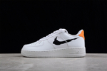 Купить Nike Air Force 1 Low '07 Glitch Swoosh White Orange в Москве