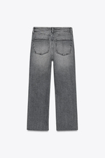 Джинсы trf cropped flare с высокой посадкой