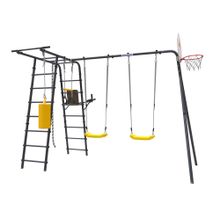 ROMANA Спорт Плюс 2 (антрацит) (с пластиковыми качелями)