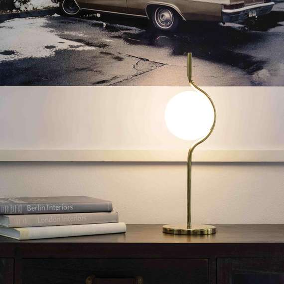 Настольная лампа Le Vita золотая