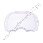 Поликарбонатное стекло внешнее 250х120мм для маски Корунд-Х PRO