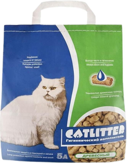 CATLITTER 5л. Древесный хвойный