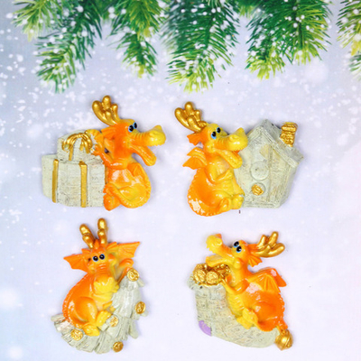 Магнит «Дракон Ричард с деньгами» 6,9*6 см, микс