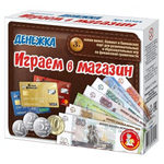 Настольная игра "Играем в магазин. Денежка" (Т-Ц)
