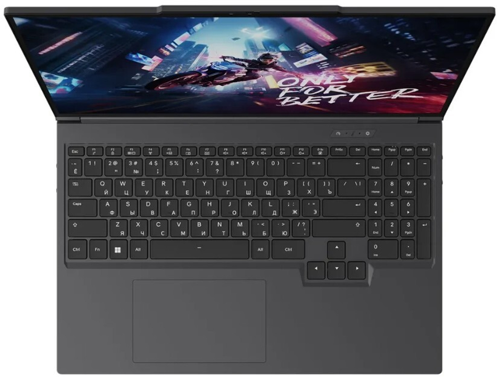 Ноутбук  Maibenben X-Treme Typhoon X16D-I72846 16 ", Core i7, 16 Гб RAM, 1 Тб SSD, GeForce RTX 4060, Серый