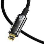 Lightning Кабель Baseus Explorer Series Auto Power-Off Fast Charging Data Cable Type-C to IP 20W - Black