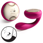 Ida Cerise Вибромассажер ротатор для пар с ДУ светло-вишневый (Цвет: светло-вишневый)