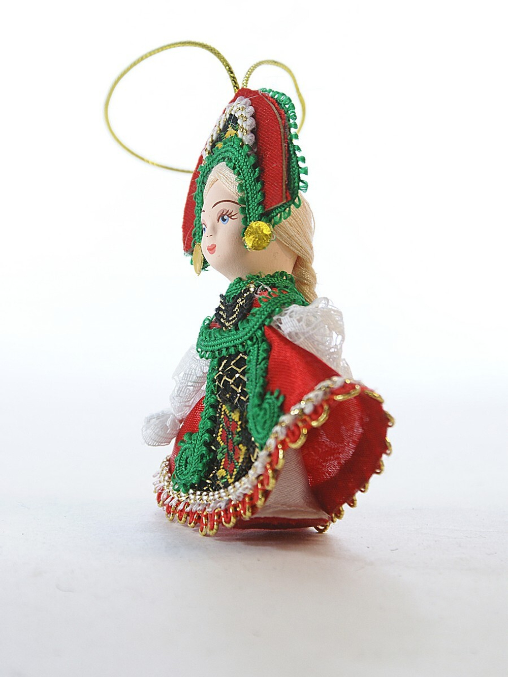 Кукла-подвеска Девочка в сарафанчике