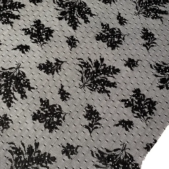 Сетка эластичная черная букет