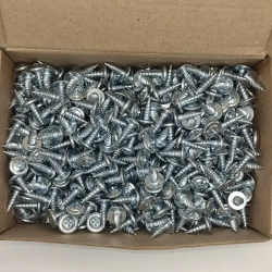 Саморез с прессшайбой 4.2х13 острый оцинк. 1кг