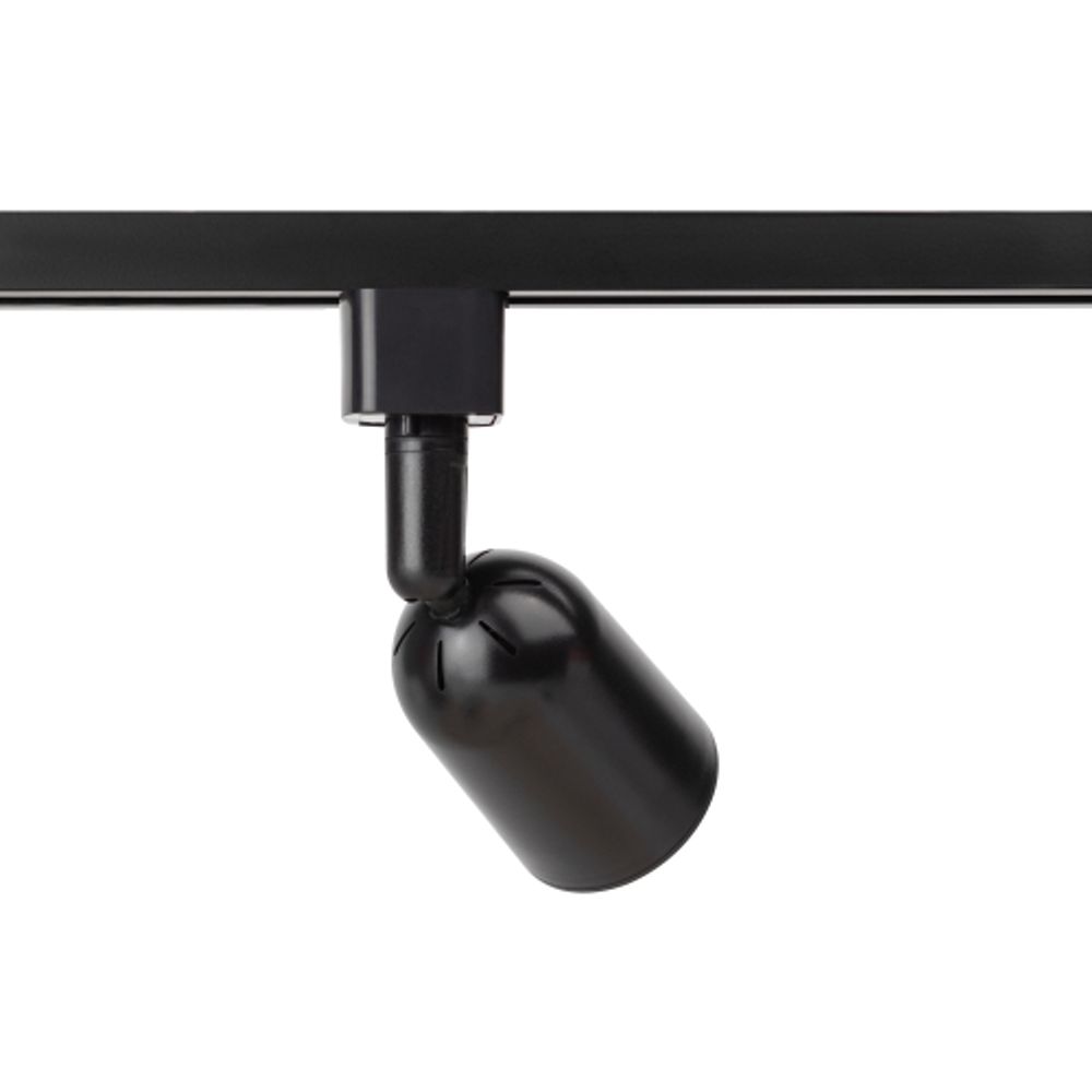 Трековый светильник однофазный ЭРА TR41-GU10 BK под лампу GU10 черный | Однофазные светильники под лампу