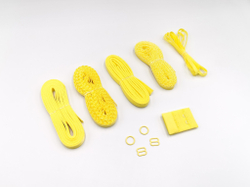 Набор резинок и фурнитуры №2, желтый