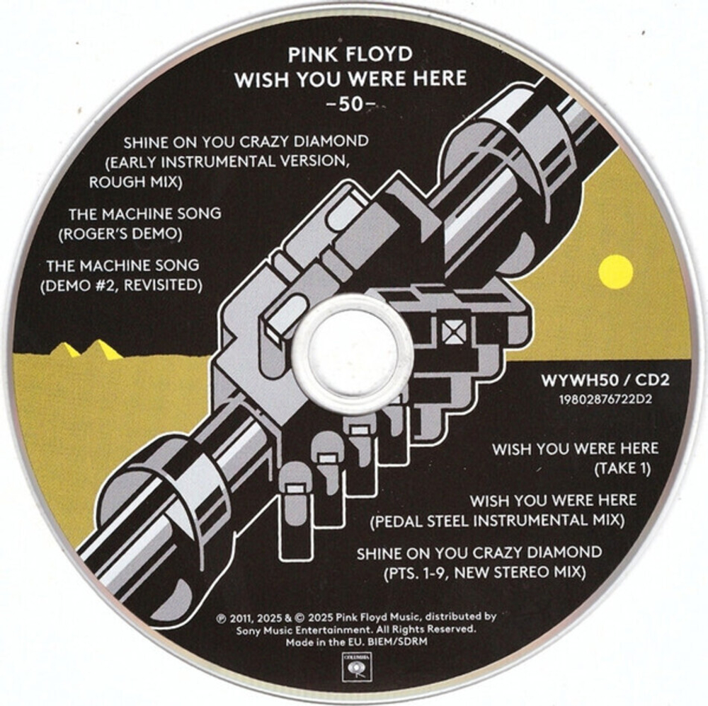 Pink Floyd / Wish You Were Here (50th Anniversary Edition)(Deluxe Edition)(2CD)