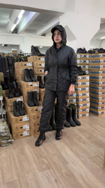 Женская горка Валькирия флис / осень-зима / мембрана чёрный