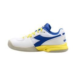 Детские теннисные кроссовки Diadora Challenge 3 Carpet Shoe Kids - White, Blue
