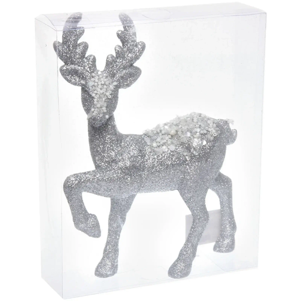 Фигурка новогодняя MAGIC «Стук копытц» 15*21*4 см, Серебро