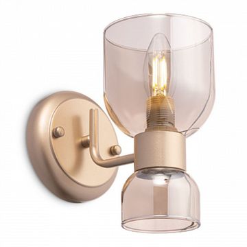 Бра FR5094WL-01G матовое золото Isla Freya