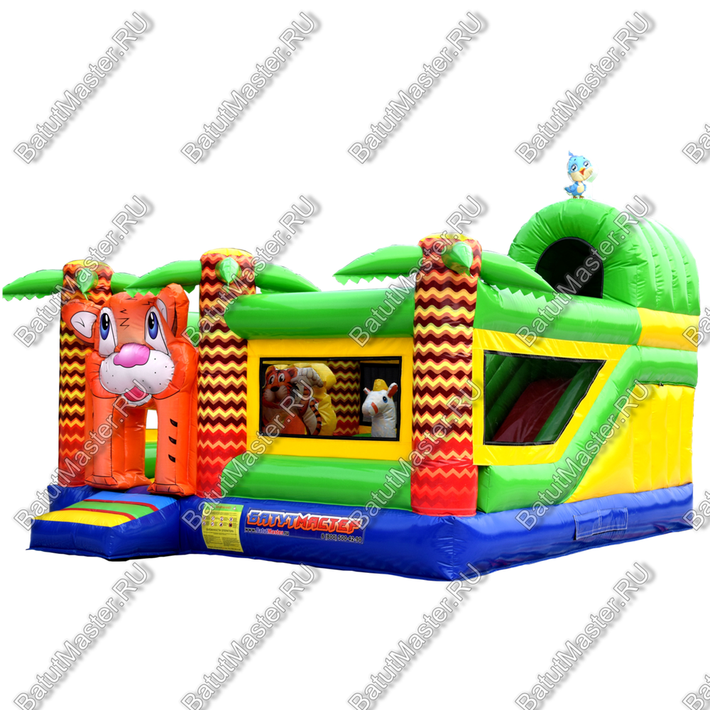 Коммерческий надувной батут "Тигруша", 5*5*4 м