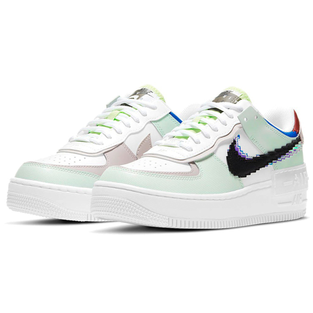 Кроссовки Nike Air Force 1 Shadow SE Pixel Swoosh - Barely Green