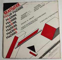 Винтажная виниловая пластинка LP Kraftwerk The Man Machine (Spain 1978)