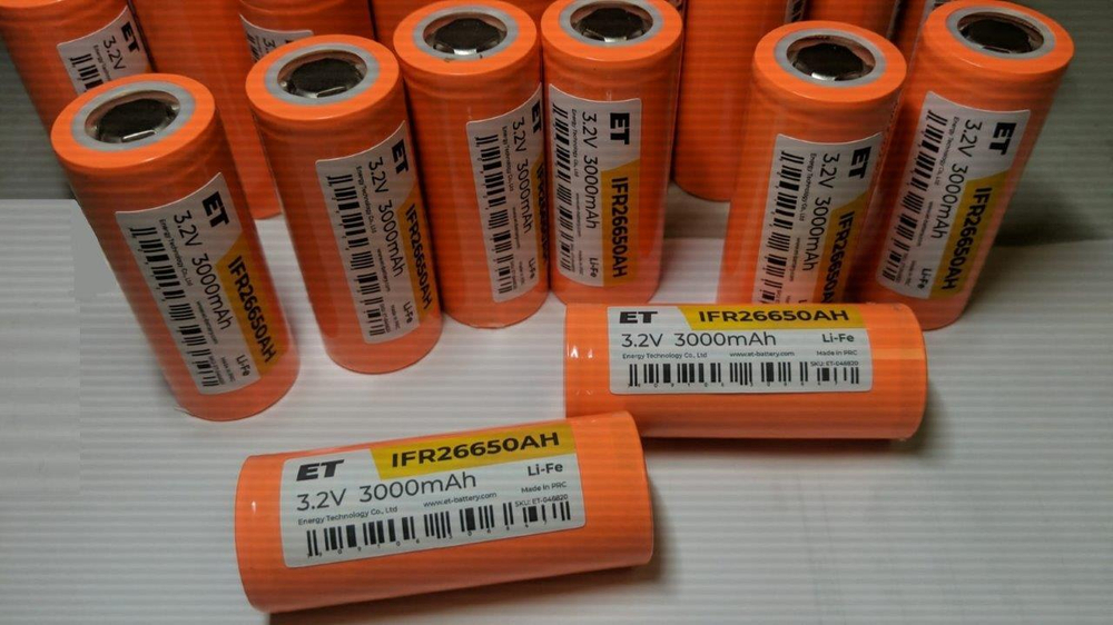 Аккумулятор ET IFR26650AH