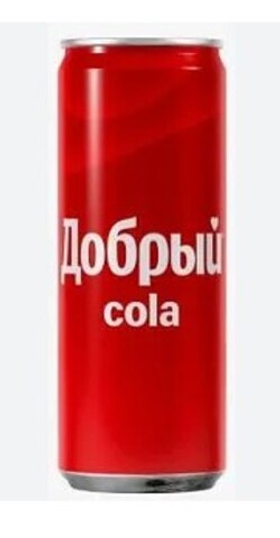 Добрый Газ.Вода 0,33/24 КОЛА ЖБ