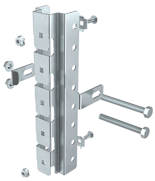 Крепление к опорам ограждений 40-62мм для одной консоли IEK