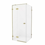 Душевой уголок NEW TRENDY AVEXA GOLD BRUSHED 100x120 стекло прозрачное/профиль золото