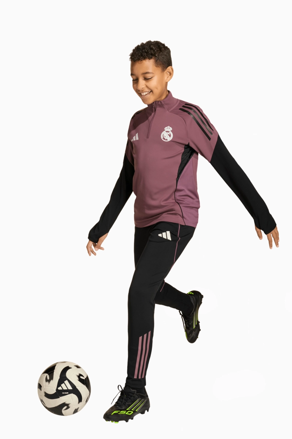 Кофта adidas Real Madrid 25/26 Training Competition Junior - фиолетовый