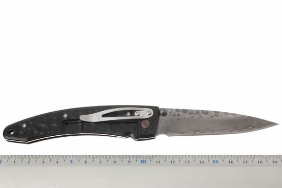 Складной нож Mcusta Damascus Blade Tsuchi Shadow MC-0114BD c клинком из стали VG-10 San Mai (Laminated Stainlesss Damascus) рукоять Stainless Steel