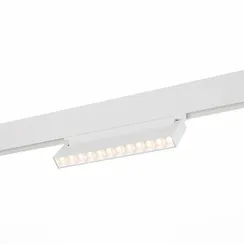 ST364.536.12 Магнитный трековый светильник белый LED 1*12W 3000K 1 009Lm Ra>80 36° IP20 L219xW22xH10 СКАЙЛАЙН 48V