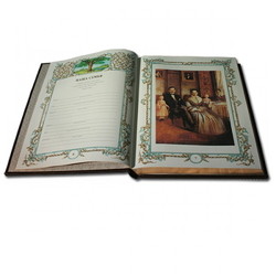 Книга в переплете из натуральной кожи «Семейная Летопись»