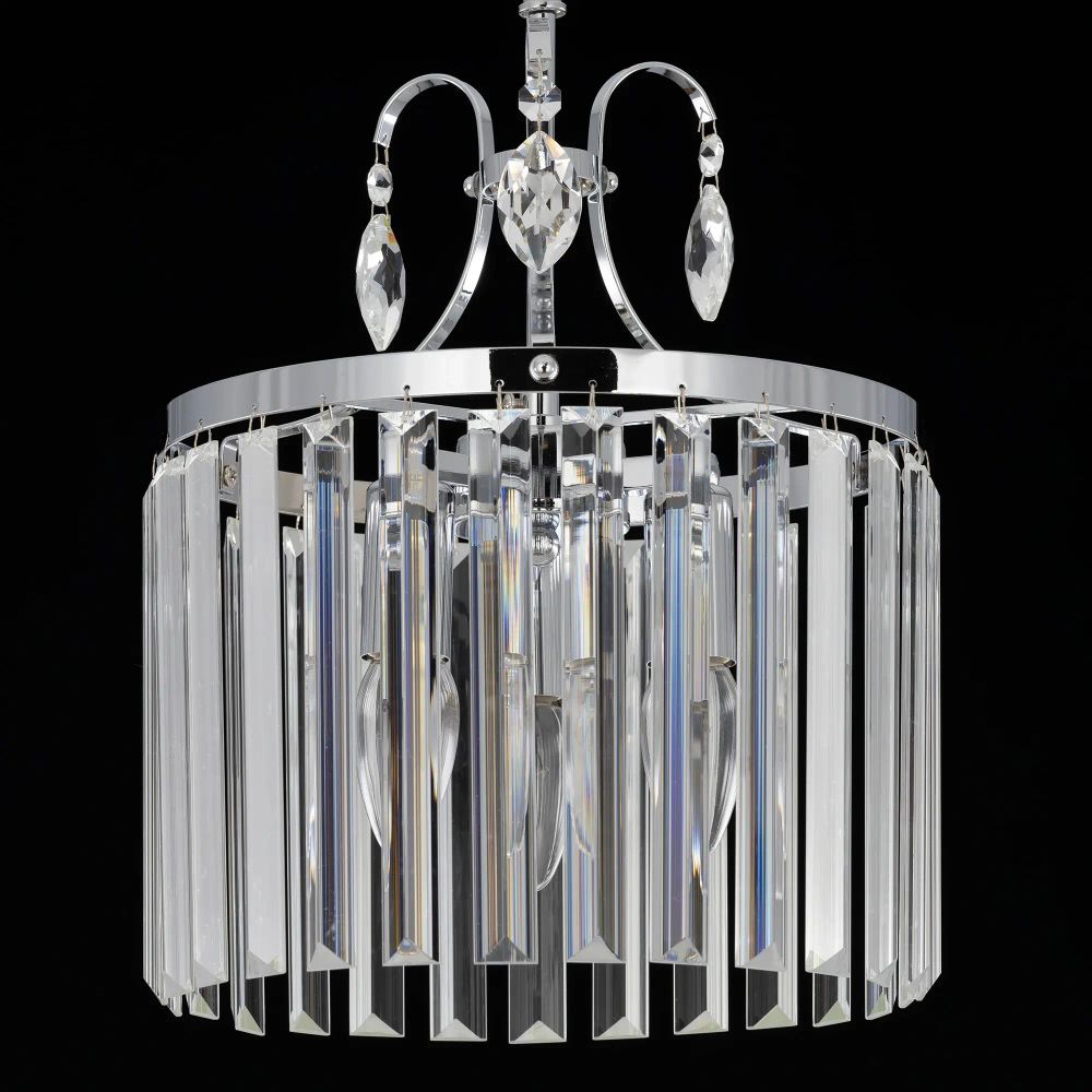Citilux Инга CL335131 Люстра хрустальная подвесная Хром