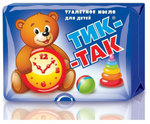 МЫЛО ДЕТСКОЕ ТИК-ТАК С ЭКСТРАКТОМ ЗВЕРОБОЯ Д/НЕЖНОЙ И ЧУВСТ КОЖИ 0+ 150Г 0325