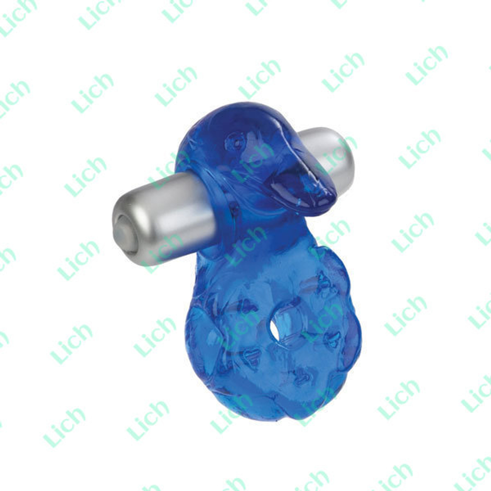 Голубое эрекционное кольцо с утенком WICKED AROUSER