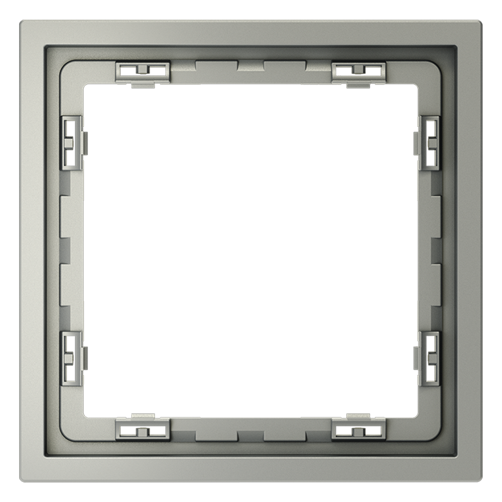 Рамка пластиковая VOLTUM S70 на 1 пост, (сталь)