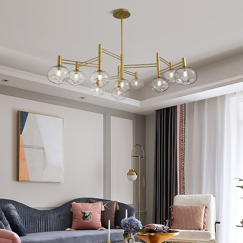 Люстра на штанге TEMPER L10 Black