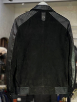 Куртка Kiton со вставками кожи питона