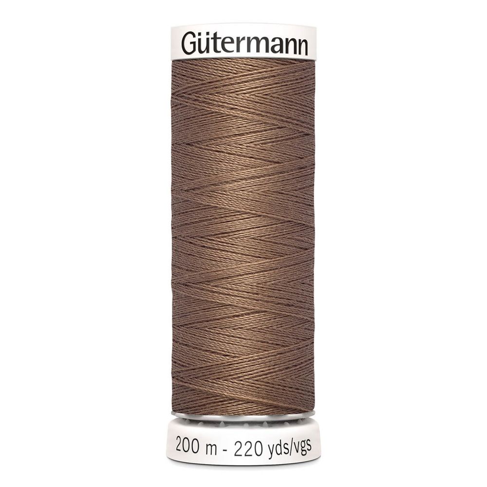 Нитки универсальные Gutermann Sew-all 100 (200 метров), 5 кат. | 454 св.коричневый