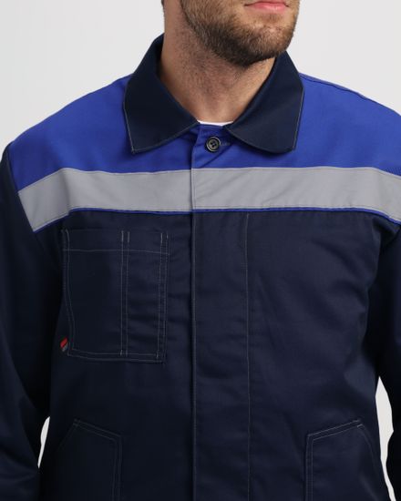 Костюм "Лигор-2 Премиум" СОП полукомбинезон (т.синий/василек)