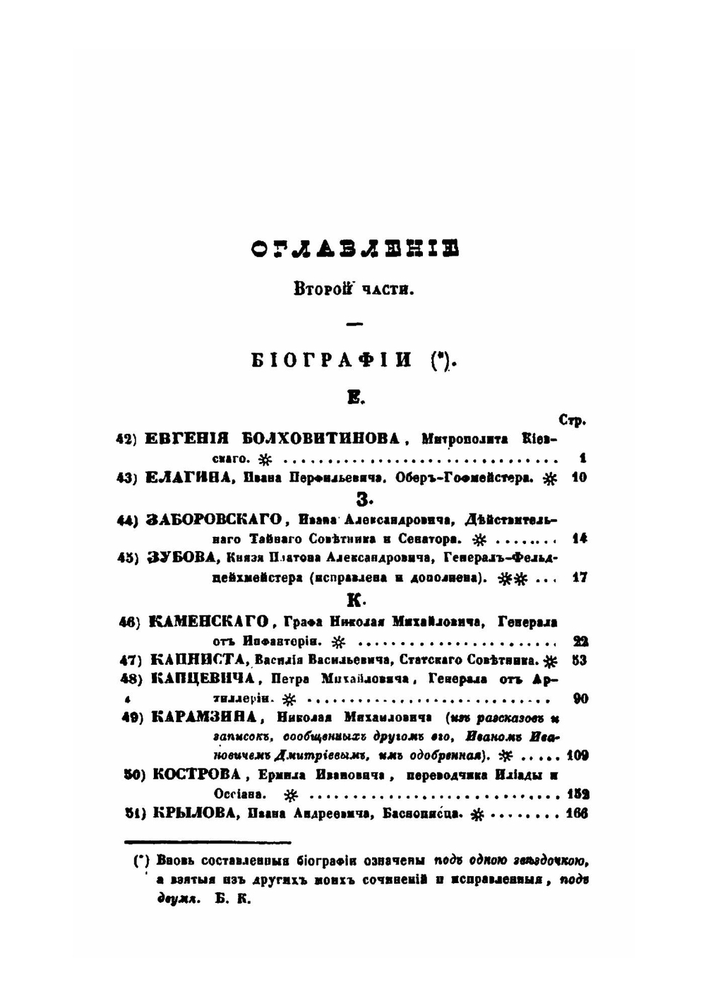 Словарь достопамятных людей русской земли. Часть 2. Е - П | Д. Н. Бантыш-Каменский