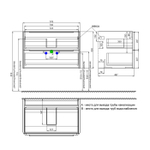 Тумба подвесная IDDIS Cloud X, 80 см, белый, CLX80W0i95