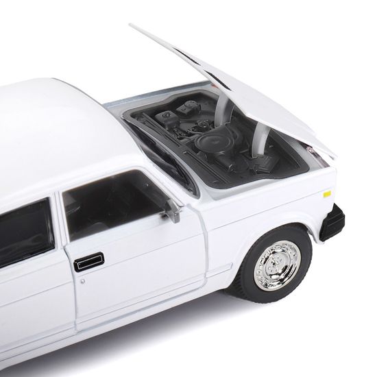Модель машины ТМ АВТОПАНОРАМА 1/24 ВАЗ 2107, белый (свет, звук) JB1200157