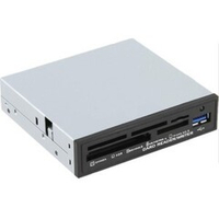 Картридер внутренний 3.5" 3Q Card Reade, All-in-one, USB3.0, черный (CRI3002)
