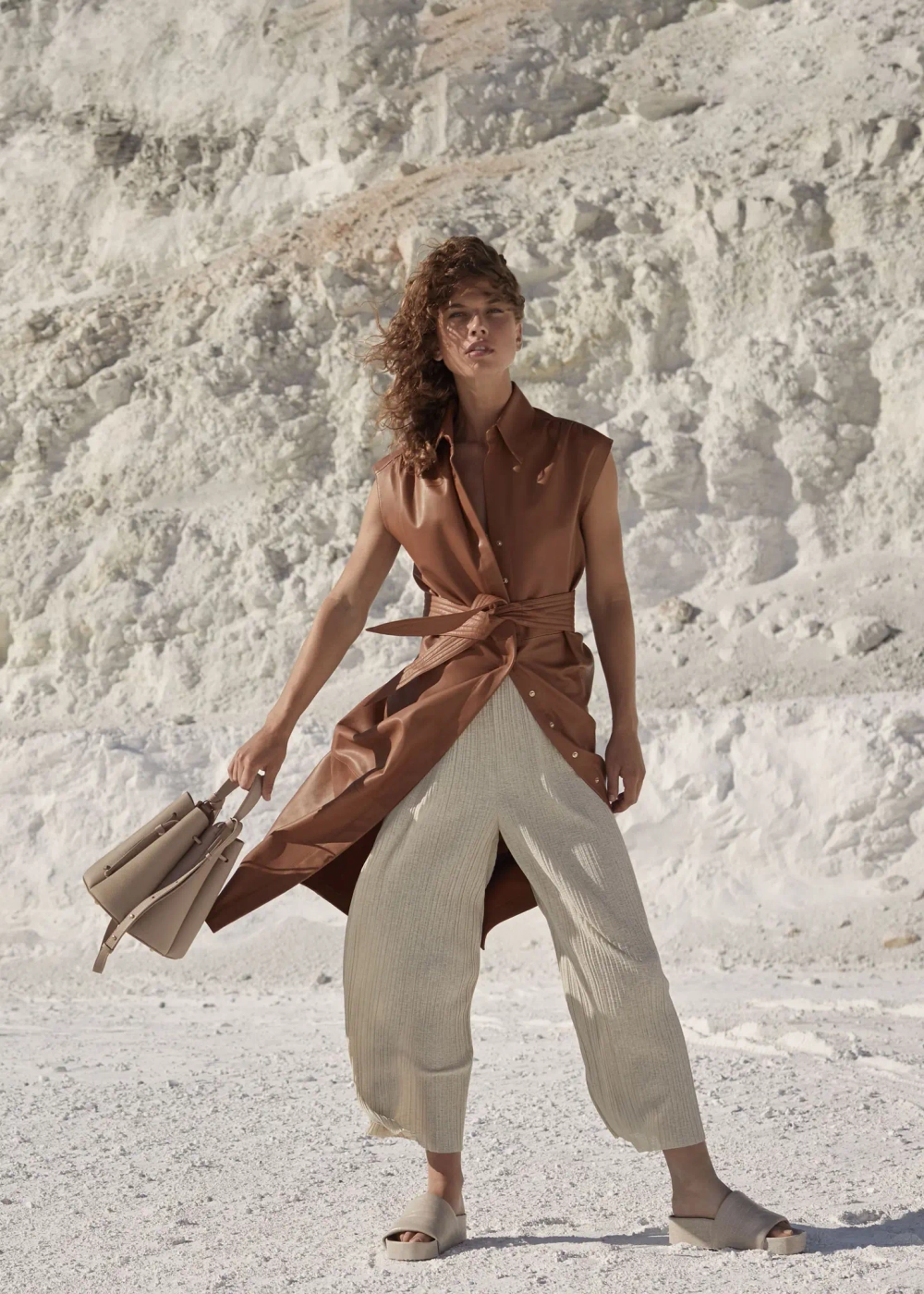 POLENE СУМКА NUMERO HUIT, ТЕМНО-СЕРЫЙ