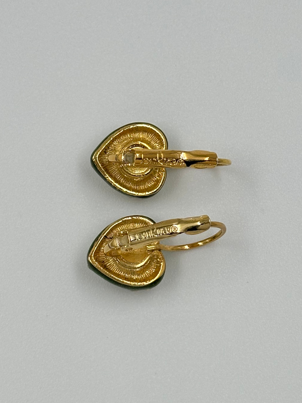 Серьги Сердечки Joan Rivers