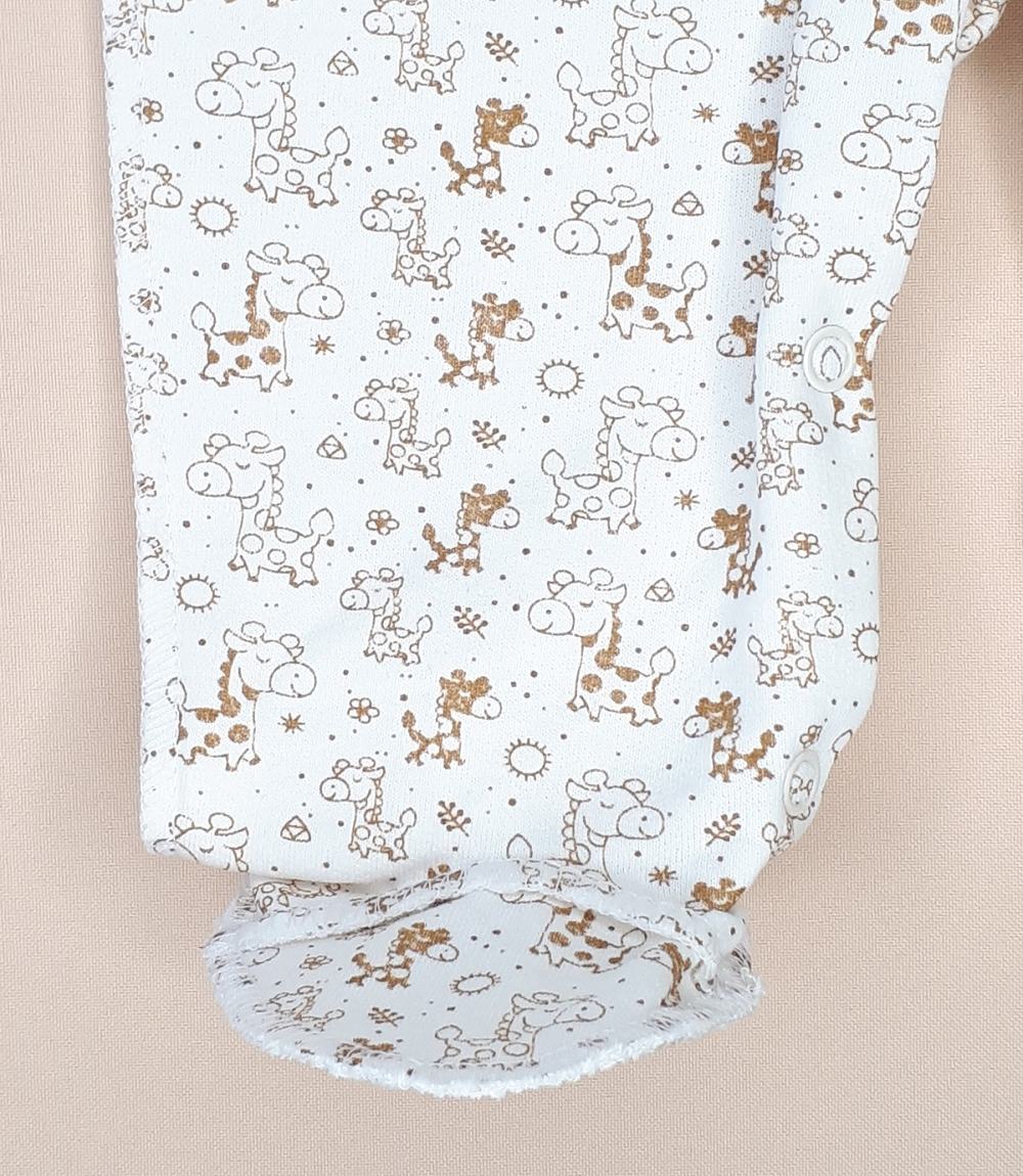 Комбинезон Мини Жирафики (коричневый)